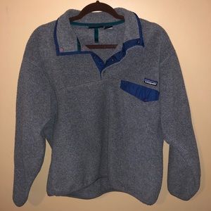 Grey Patagonia pullover jacket medium